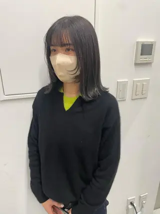 セミロング カラー キッズ オトナヘア🌸 harukaのヘアスタイル