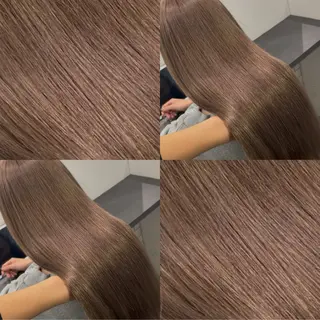 セミロング ブリーチ/ベージュ /レイヤー/ひよりのヘアスタイル