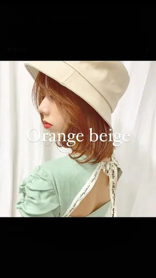 セミロング カラー Amelie所属・Amelie yunのヘアスタイル