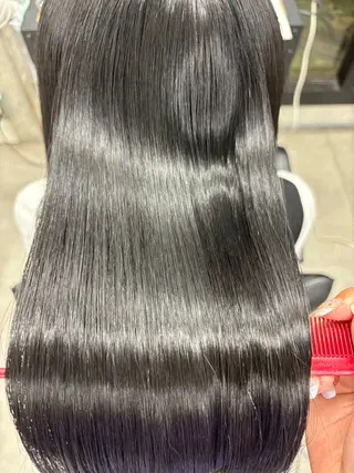 ロング カラー すぐ巻ける縮毛矯正 🍀勝倉　麗のヘアスタイル