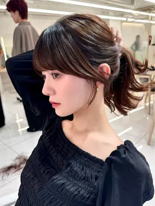 セミロング 🩰似合わせ艶カラー Kirara🐩🎀のヘアスタイル