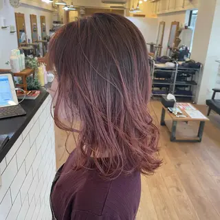 ミディアム カラー ヘアアレンジ 🎗秋山勇/ GEAR.代表のヘアスタイル