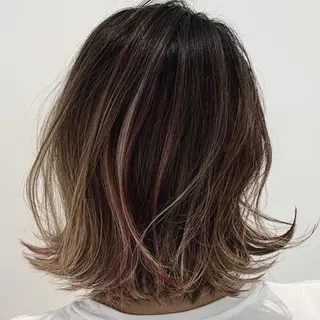 ミディアム カラー nubes所属・🌟高田 聖菜🌟のヘアスタイル