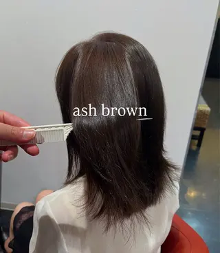 カラー ヴァンカウンシル岐阜所属・沢木 陽菜のヘアスタイル