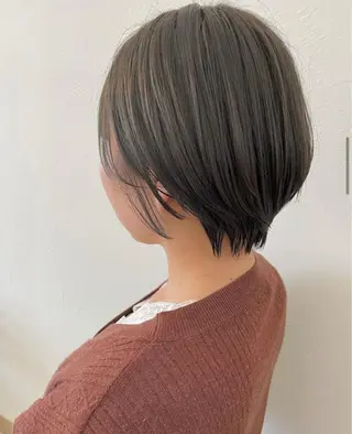 ショート カラー Agu hair time所属・time_ メラニーのヘアスタイル