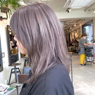 セミロング カラー ヘアアレンジ 【ダメージレス施術】 【透明感】北村 拓也のヘアスタイル