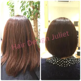 ショート ミディアム セミロング カラー ツヤ髪専門美容師 桑原 和誠のヘアスタイル