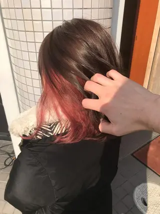 ミディアム 💎馴染むエクステ ×カラーTOMO💎のヘアスタイル