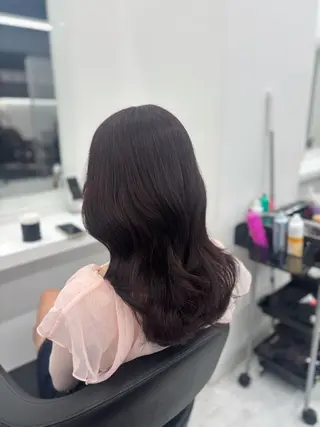 セミロング カラー 🤍レイヤー/顔周り /hirari🤍のヘアスタイル