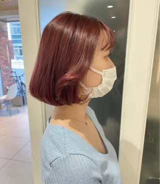 ミディアム nuu 栄所属・🧸SAKI🎀 韓国レイヤーのヘアスタイル