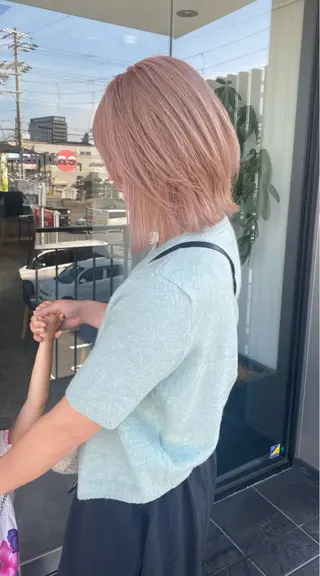 ミディアム Emitas.柳通り店所属・山﨑 大暉【ダブルカラー】のヘアスタイル