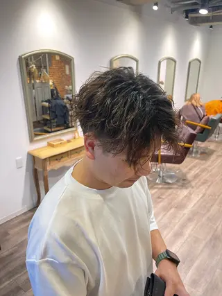 ショート パーマ メンズ Felice Erikaのヘアスタイル