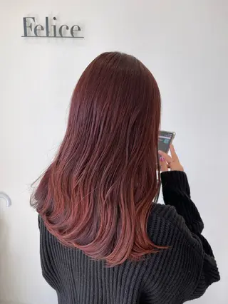 ロング カラー Felice Erikaのヘアスタイル