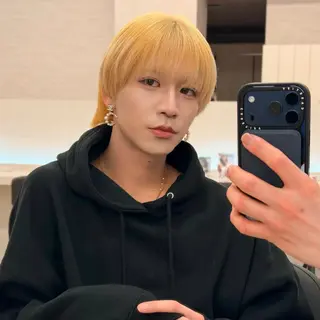 カラー メンズ 韓国メンズヘア☆ 韓国ボブYUTOのヘアスタイル