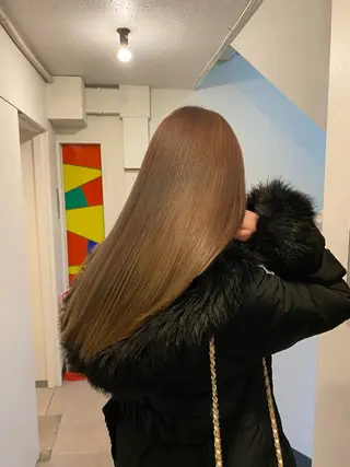 ロング カラー ハイトーンカラー レイヤー/ juriのヘアスタイル