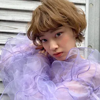 ショート 🪭risa 暖色/レイヤー🪭のヘアスタイル