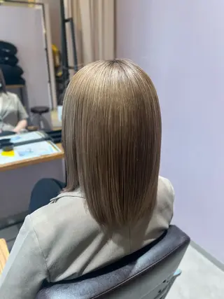 ミディアム 森 いずなのヘアスタイル