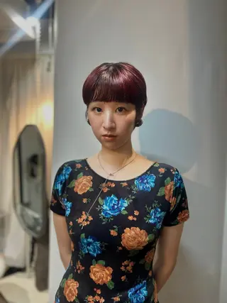 ショート カラー suiu所属・カラーモデル募集中♪ nanamiのヘアスタイル