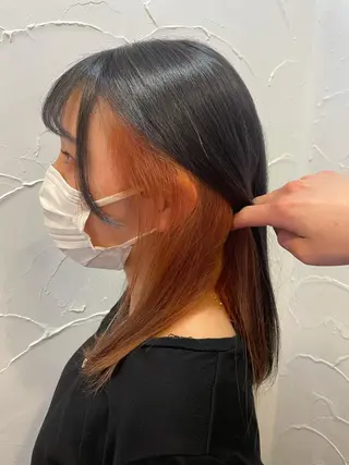 カラー 【店長】インナー指名 No.1戸塚優思のヘアスタイル