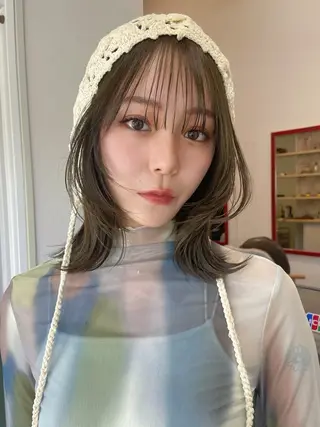 セミロング 🌈高田大夢似合わせ 透明感カラー🌈のヘアスタイル