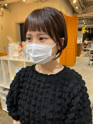 ショート カラー レイヤー／似合わせ TAKUYAのヘアスタイル