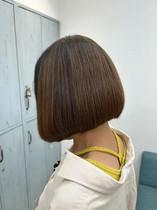 ミディアム miu🌝 ハイライト/一宮のヘアスタイル