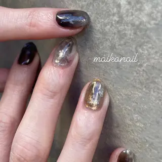 ネイル 【淡色color/ nail】maikoのネイルデザイン
