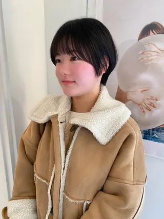 ショート riria/ボブ /ブラウンカラー🎀のヘアスタイル