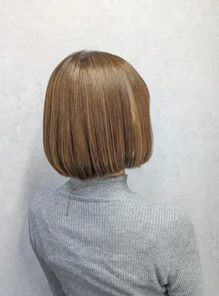 ショート ベージュ＊Spica 【ミルクティー】のヘアスタイル