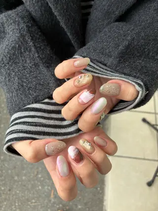 ミディアム ulu  nail. haruのネイルデザイン