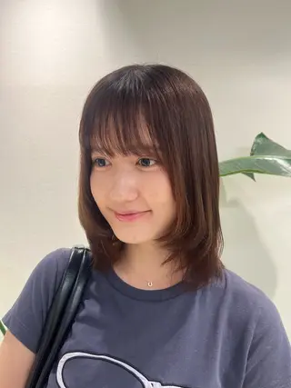 セミロング ボブパーマ／アレンジ Onのヘアスタイル