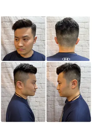 ショート メンズ 💈メンズ無料カット 💈河邊和也のヘアスタイル