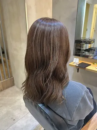 セミロング カラー 🪞個室サロン/韓国 艶髪/keito🪞のヘアスタイル