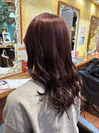 ロング カラー クレドガーデン柏所属・クレドガーデン柏 あやみのヘアスタイル