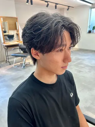 パーマ メンズ 男の理想を叶える🔥 メンズパーマ特化｜関のヘアスタイル