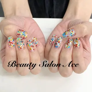ネイル Beauty Salon Ace（ネイルサロン　エース）所属・池袋フィルイン Ace♡長さだしのネイルデザイン