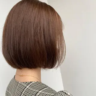 ショート カラー ヘアアレンジ あやめ【顔まわり/レ イヤー/柔らかカラ】のヘアスタイル
