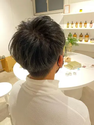 カラー メンズ &72 takiのヘアスタイル