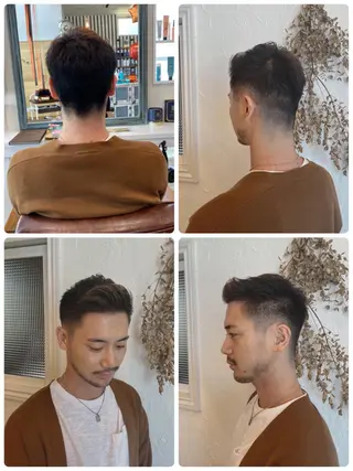 カラー パーマ メンズ 美容室 ソンリエのヘアスタイル