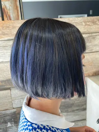 ショート andKおもろまち店 艶ダブルカラー✨のヘアスタイル