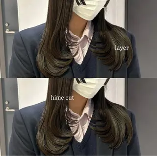 ロング 寺川留以 /カットモデル募集中のヘアスタイル