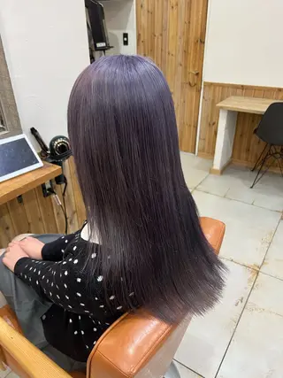 ロング カラー 🌈ダブルカラー🌈 💚みやのしんじ💚のヘアスタイル