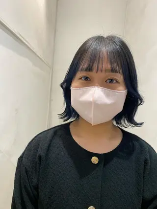 ミディアム カラー ✨くびれスタイル✨️ 戸嶋穂乃香のヘアスタイル