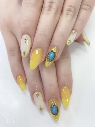 ミディアム JNA認定講師🌸 RIEのネイルデザイン