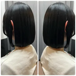 ミディアム 石川 晴那のヘアスタイル