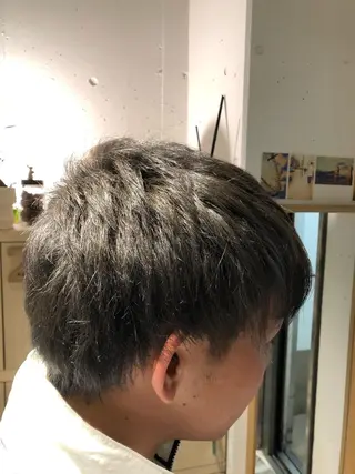 ショート カラー メンズ 髪質改善韓国レイヤー カット内田智大のヘアスタイル