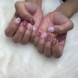 ネイル Amber21.所属・Nagahama Akariのネイルデザイン