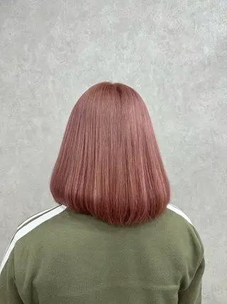 ミディアム カラー 🍎暖色カラーで大人 可愛く🍒齋藤すみれのヘアスタイル