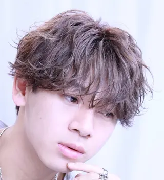 パーマ メンズ 💙垢抜け/モテヘア KEISHO🩶のヘアスタイル