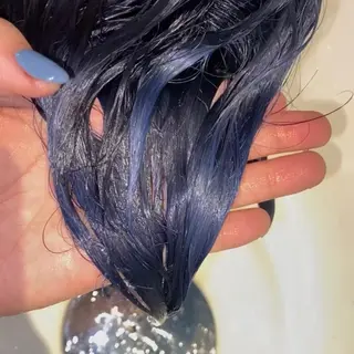 ショート カラー ヘアアレンジ ｱｵﾇﾏﾐﾕ☁️ /ボブ/ハイトーン/のヘアスタイル